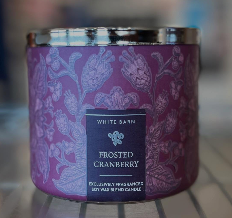 Frosted Cranberry Vela 3 Mechas