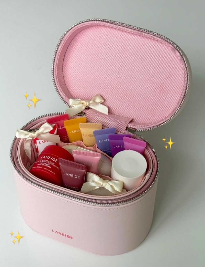 Laneige Vanity Case: Pink Cosmetic Bag