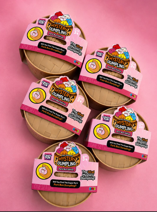 SQUISHY- RMS Crazy Fun Mystery Dumpling Pork Bun Edition Stress Ball