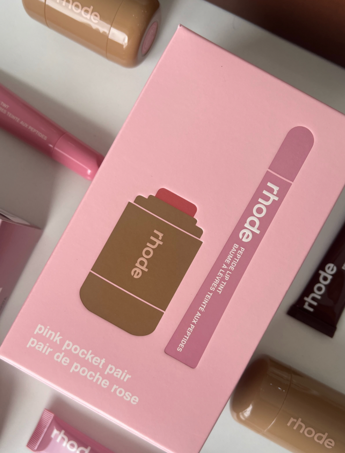 rhode  Pocket Pair Limited Edition Lip + Cheek Set Sprinkle + Ribbon