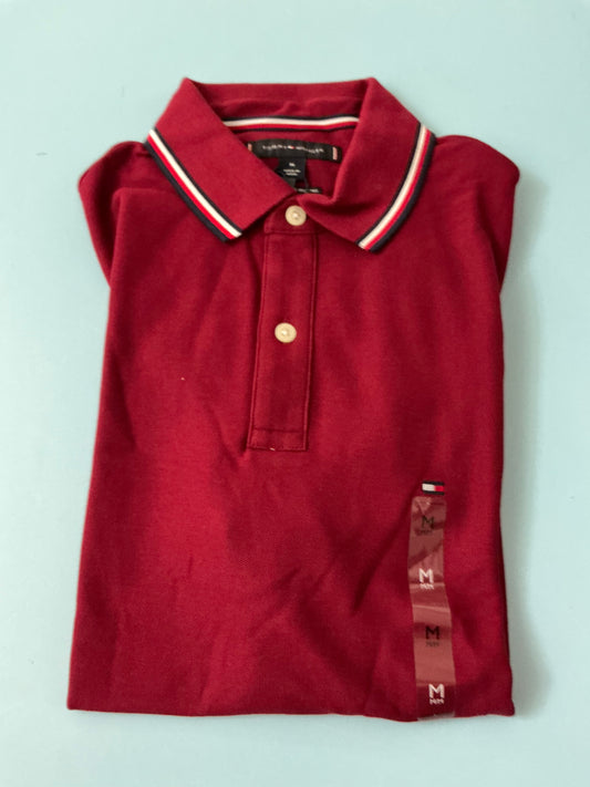 Camisa Tommy Hilfiger rojo vino