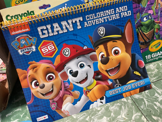 Libro de Colorear Paw Patrol Gigante