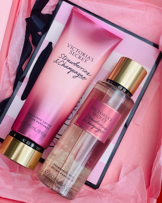 Victoria’s Secret Set🎀 Strawberry & Champagne