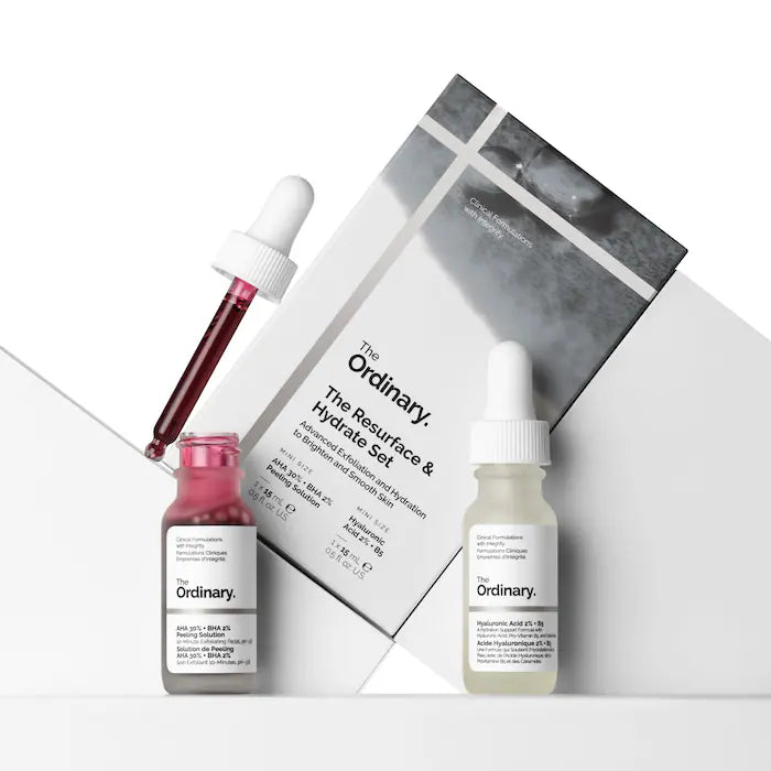 💫The Ordinary
The Resurface & Hydrate Set with Hyaluronic Acid + AHA💫