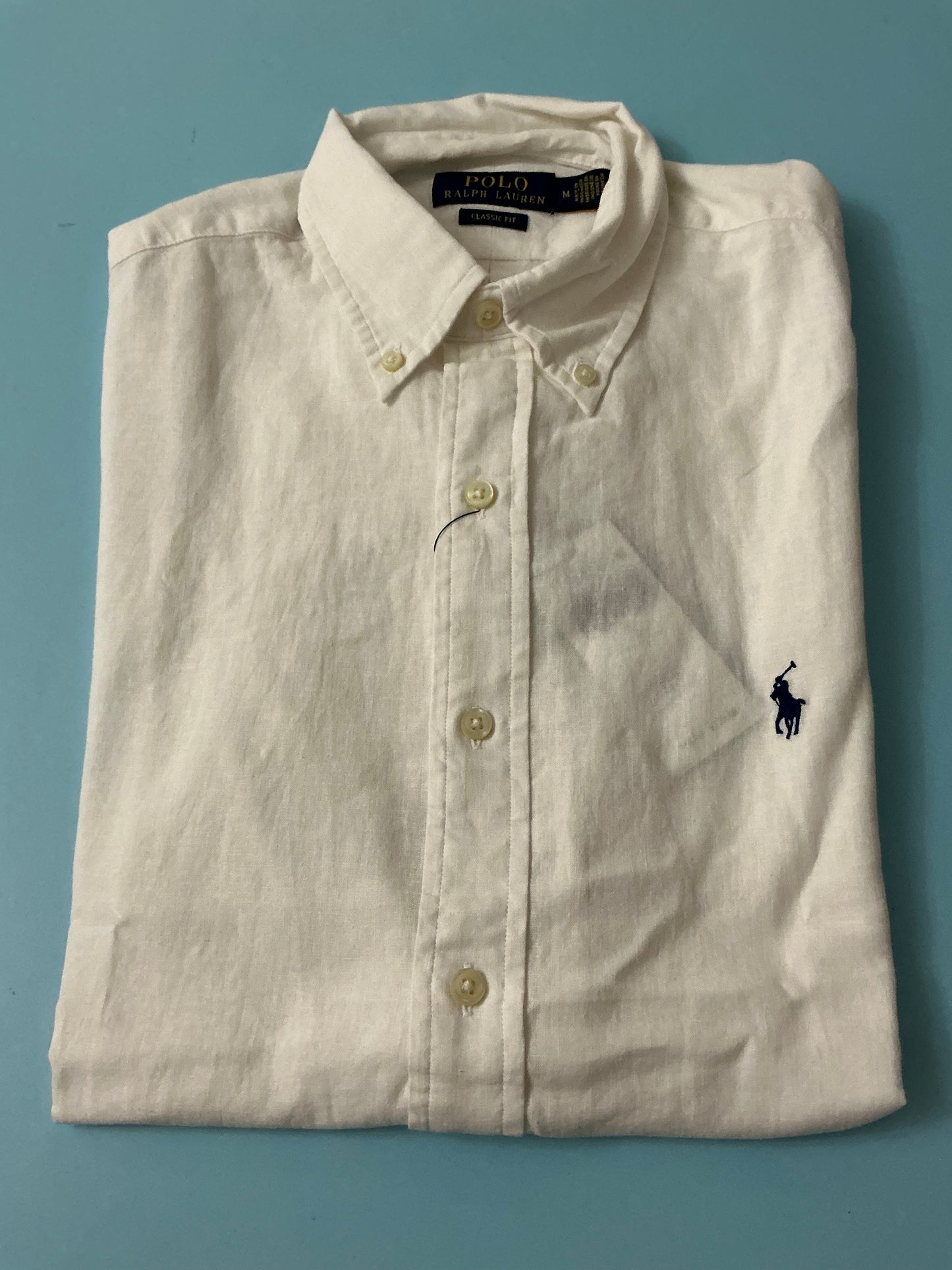 Camisa Polo Ralph Lauren manga corta Blanca