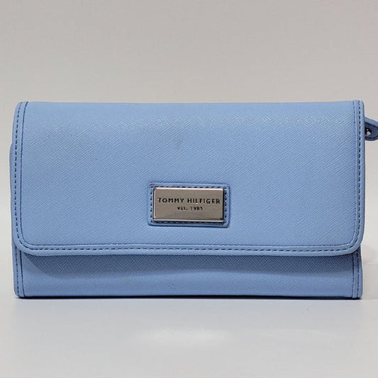 Monedero Tommy Hilfiger celeste