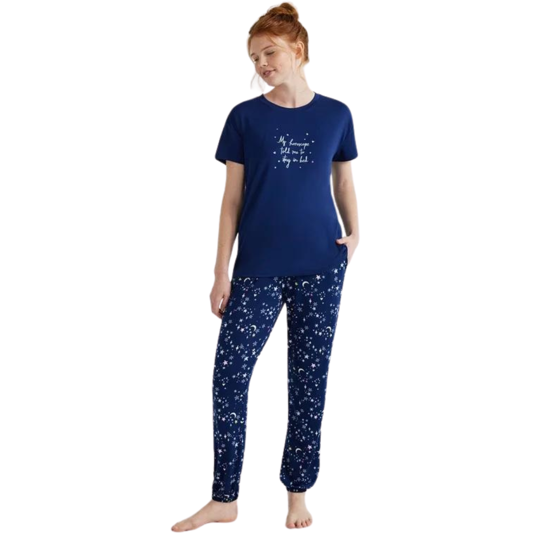 ✨💫 PIJAMA JOYSPUN AZUL ESTRELLAS 💫✨