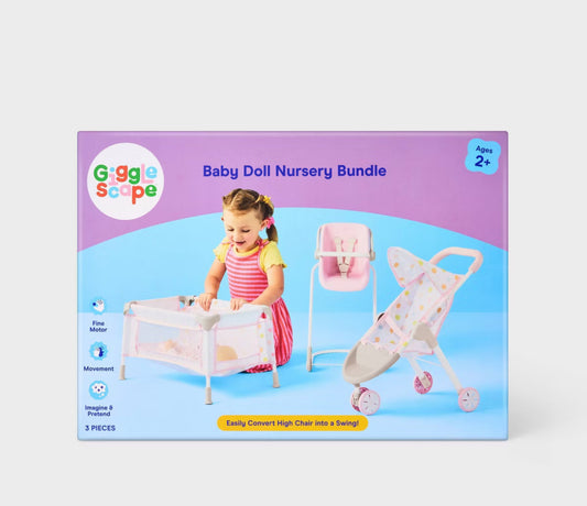 GiggleScape Baby Doll Nursery Bundle✨