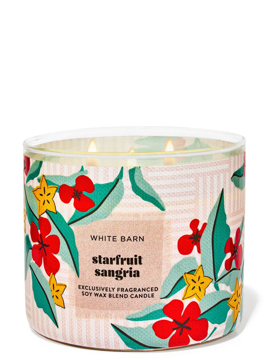 Vela de 3 Mechas Star Fruit Sangria