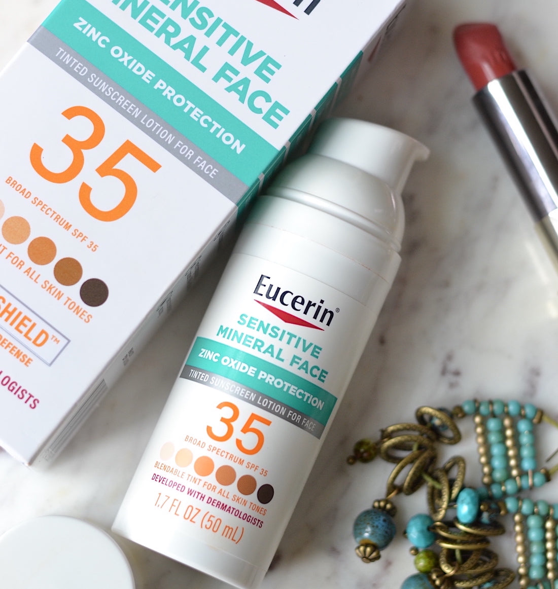 Bloqueador Eucerin con color