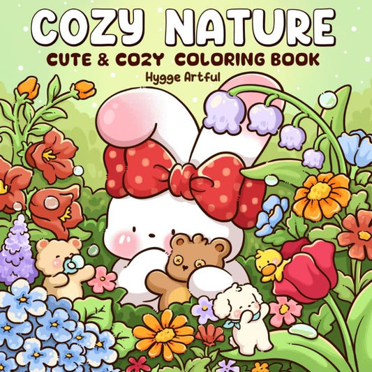 Cozy Nature cute and cozy coloring book