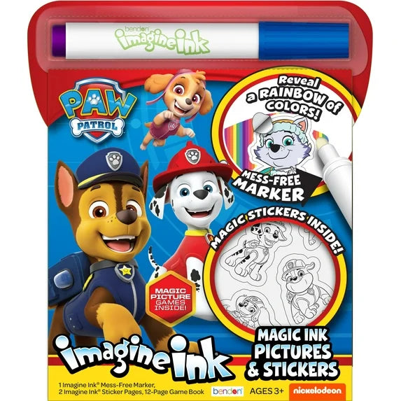 Magic Ink Stickers Y Libro de Colorear