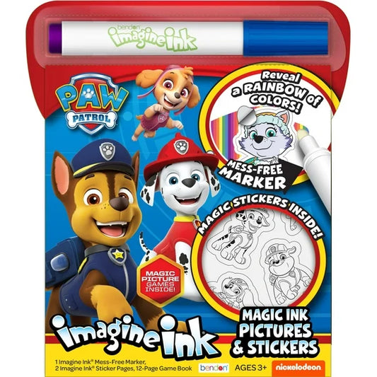 Magic Ink Stickers Y Libro de Colorear