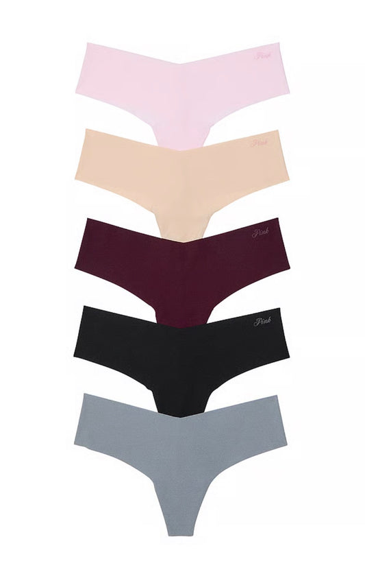 Pack de 5 Pantie Pink Tanga