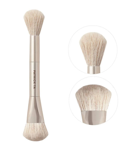 PATRICK TA 
Dual Ended Precision Blush Brush