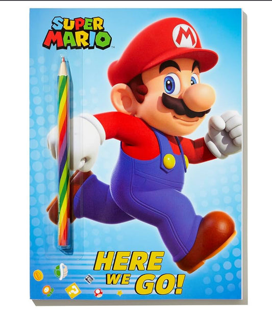 Libro de pintar Súper Mario