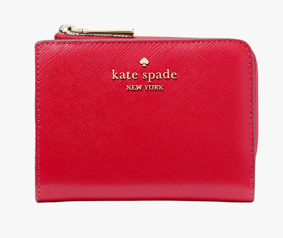 Kate Spade Monedero Madison Small Bifold Ruby Red