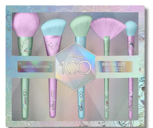 Set de 5 Brochas Para Maquillaje Disney Edición Limitada