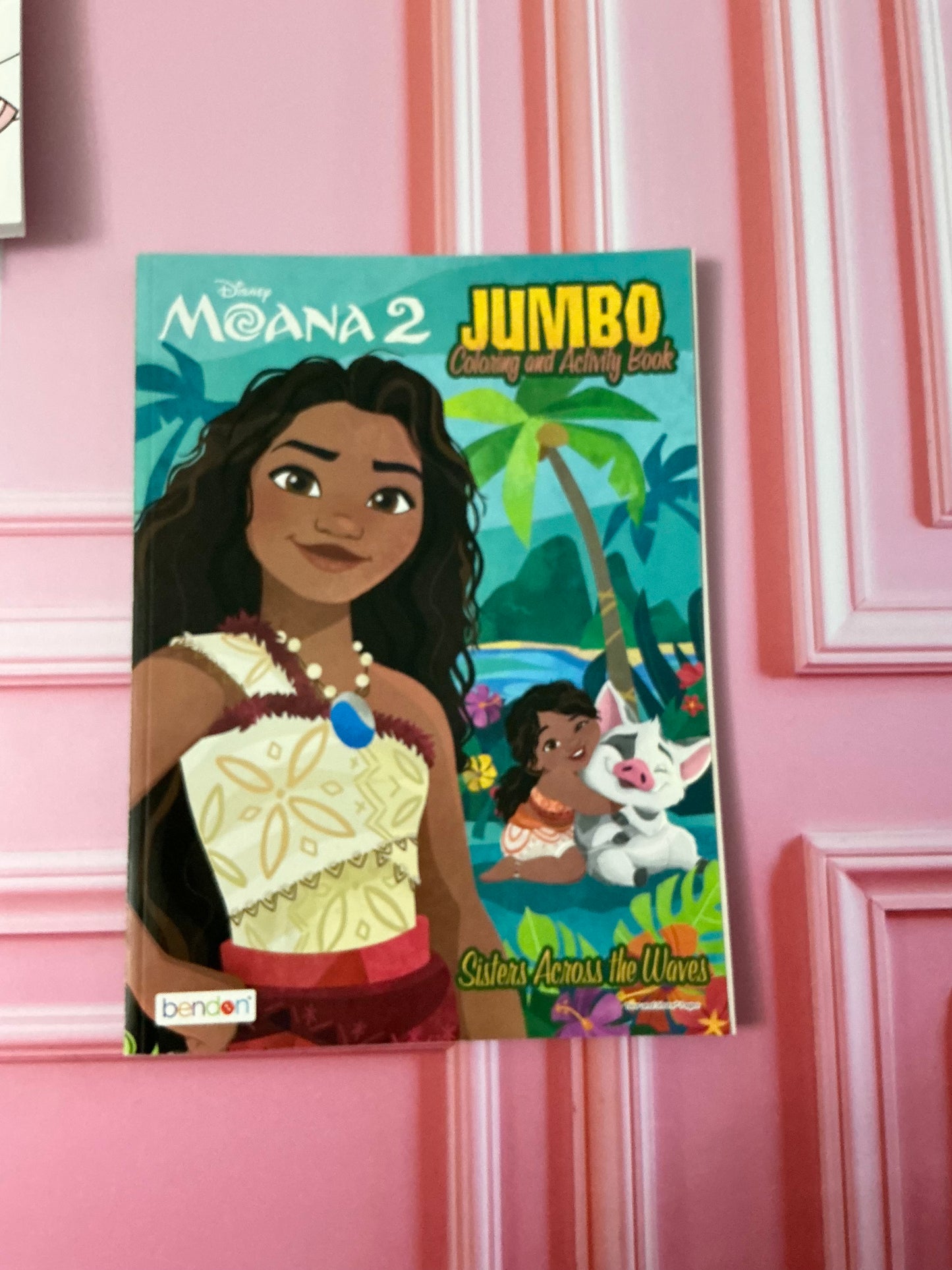 Moana coloring and activity book