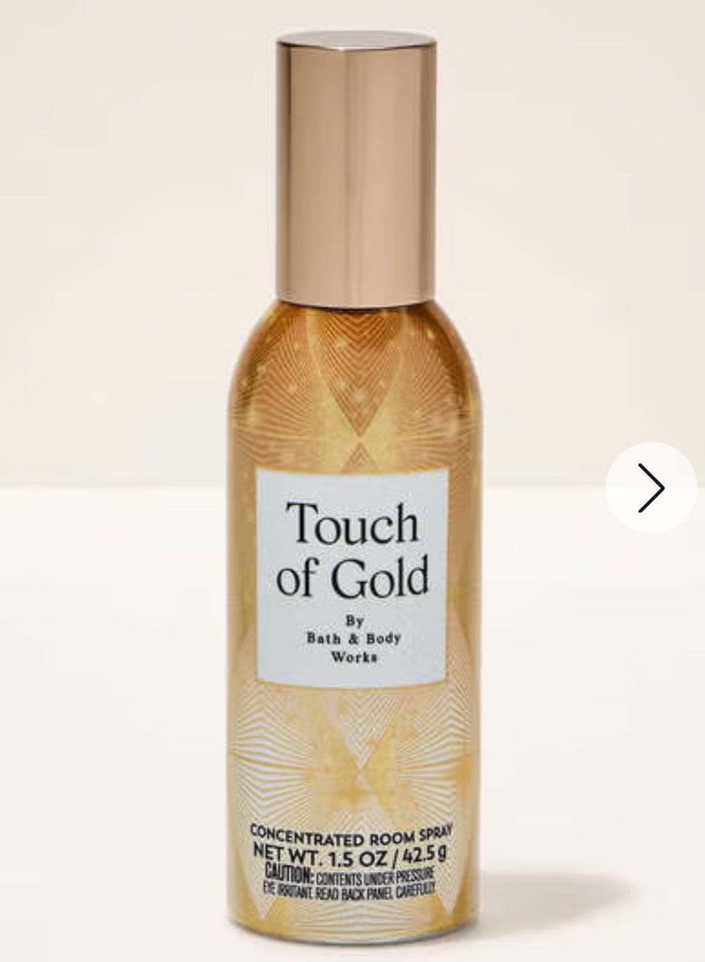 Touch of Gold
Concentrated Room Spray