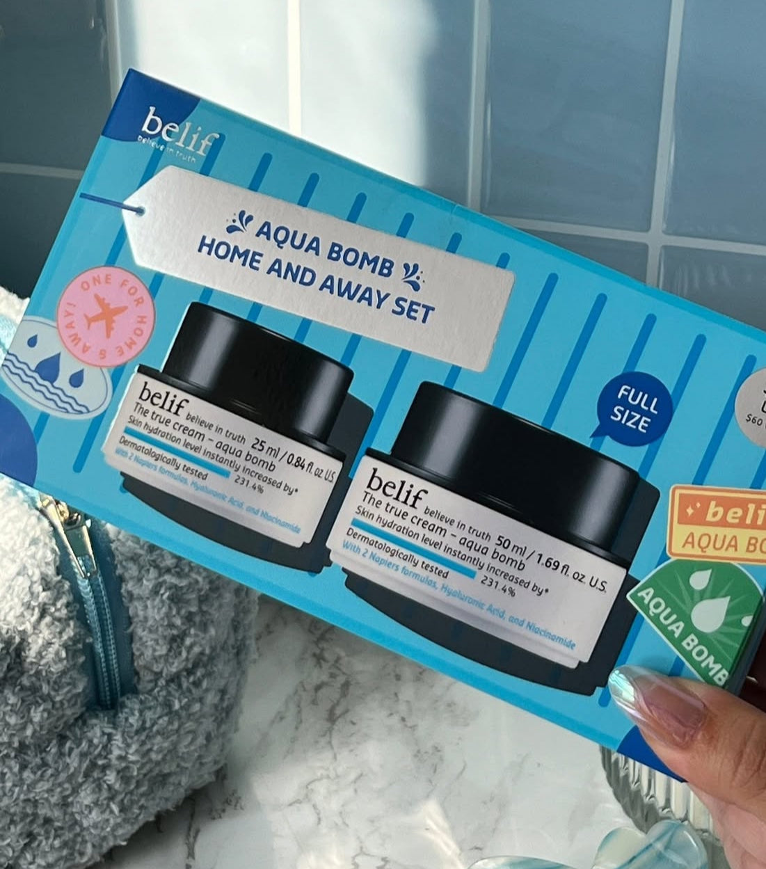 Belif Aqua Bomb Home & Away Set