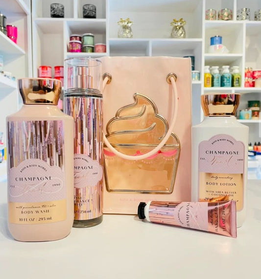 Champagne Toast Bag Gift Set 🥰 Set de Regalo 4pcs