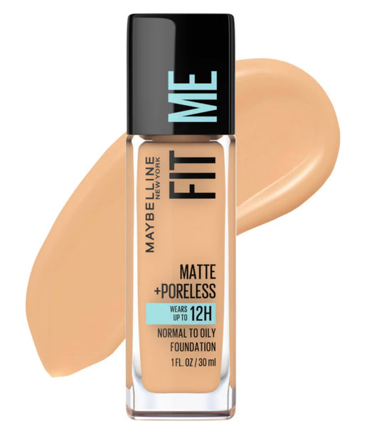 Maybelline Fit Me Matte + Poreless Oil Free Liquid Foundation