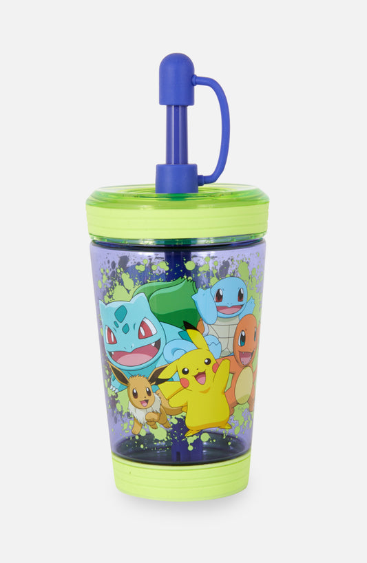 Vaso con Pajilla de Pokemon