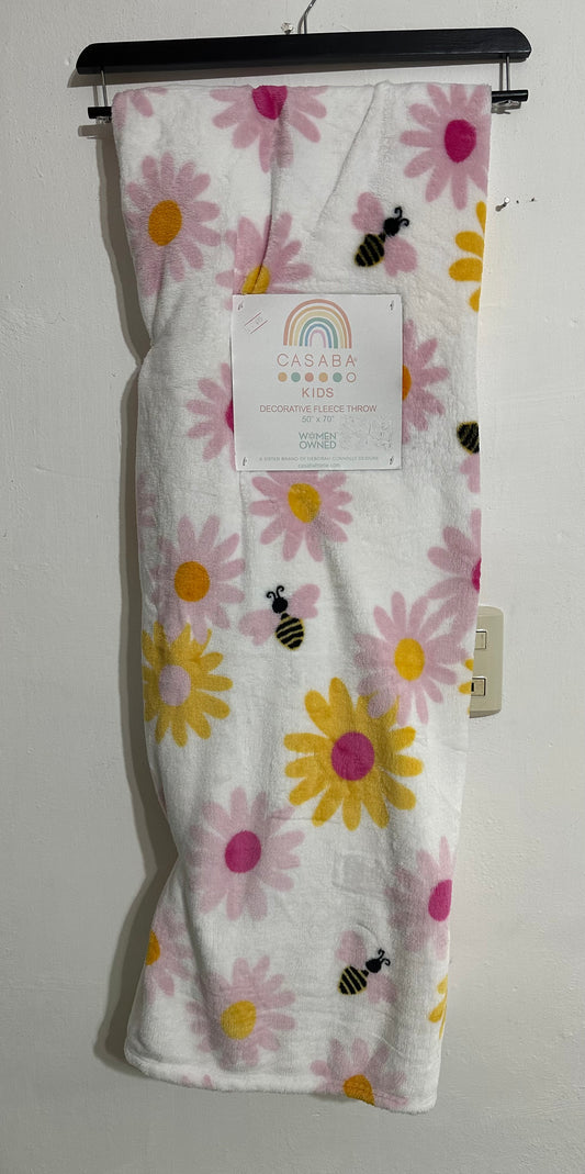 Colcha de Flores y Mariposa