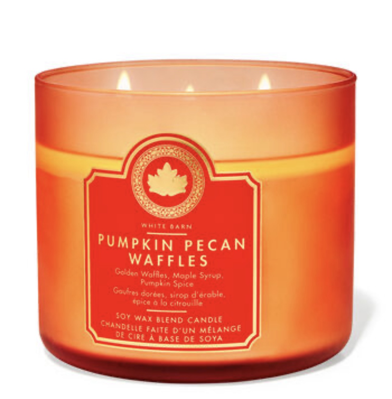 Vela de 3 Mechas Pumpkin Pecan Waffles