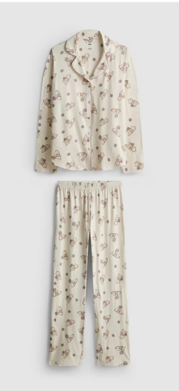 Pijama Winnie the Pooh Manga Larga