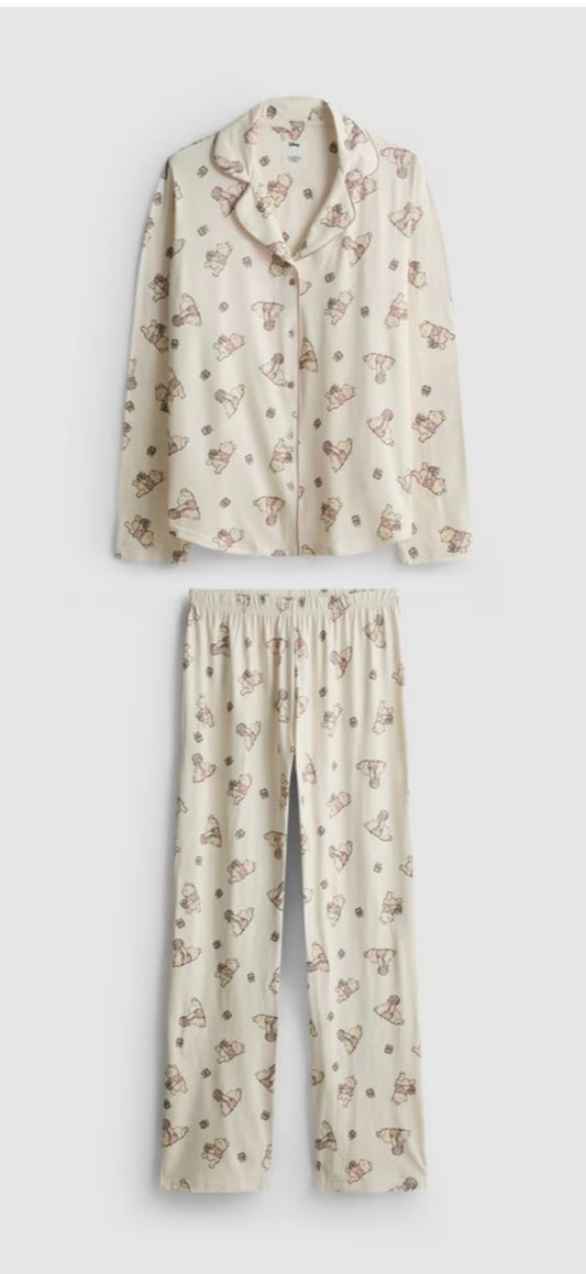 Pijama Winnie the Pooh Manga Larga