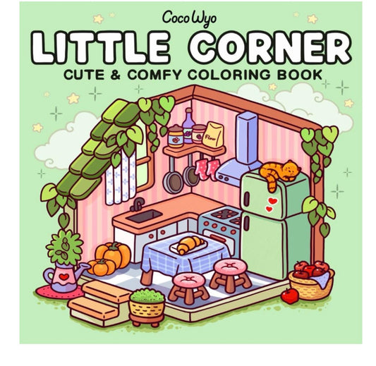 Little Corner Cute & Comfy Coloring Book