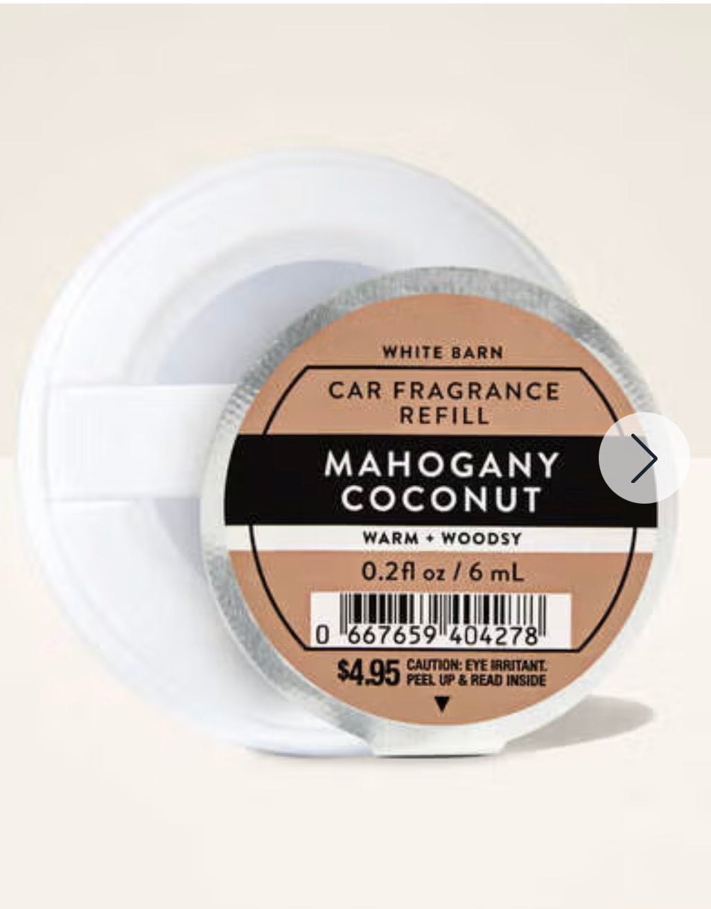 Mahogany Coconut
Car Fragrance Refill