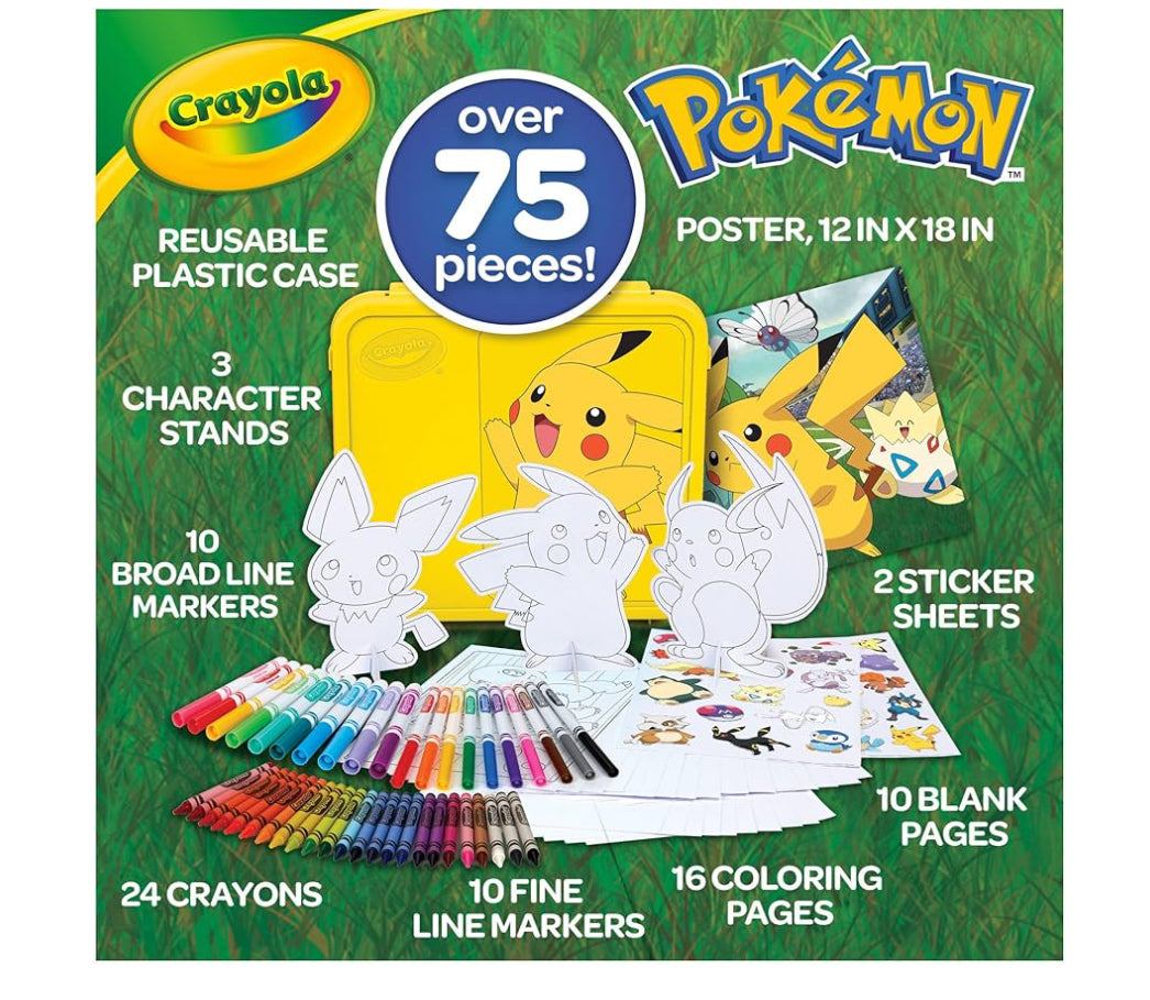 Art Case Crayola Pokemon