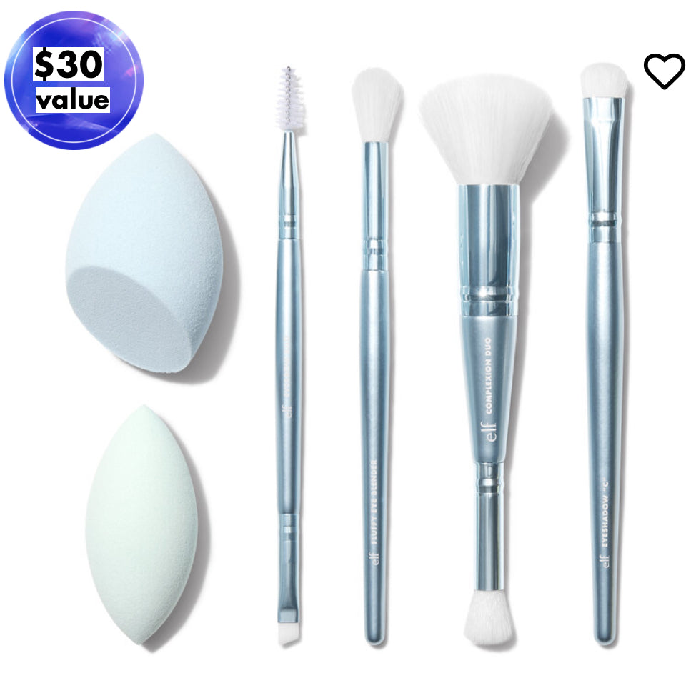 Elf Snow Globe Blend & Brush Set