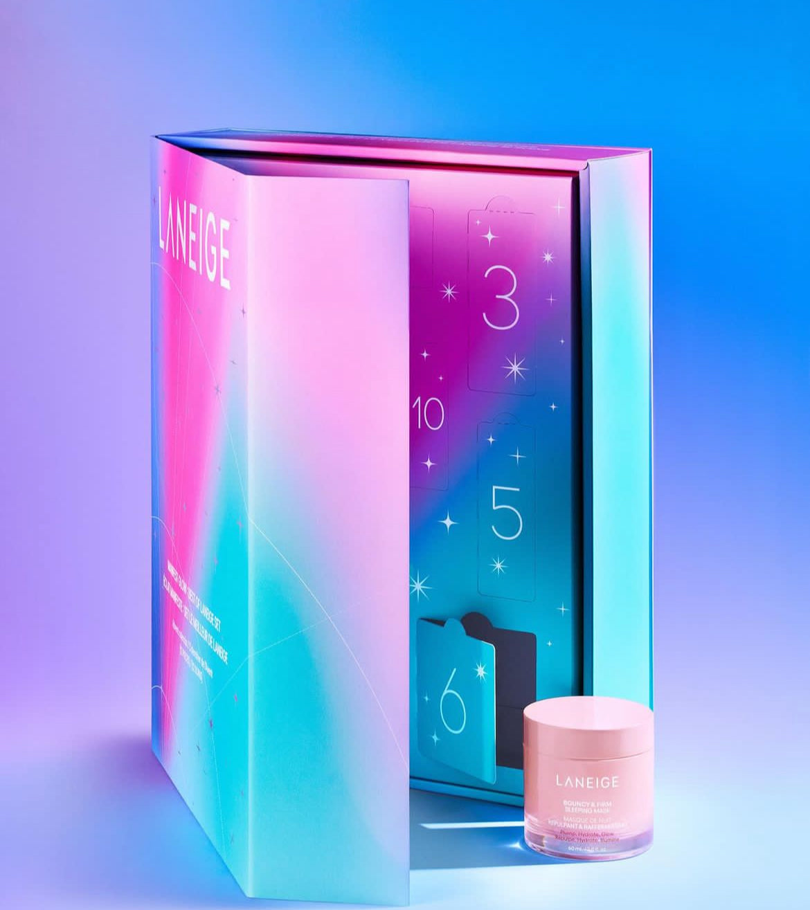 LANEIGE🤩
MANIFEST GLOW: BEST OF LANEIGE ADVENT CALENDAR (SET PARA CUIDADO DE LA PIEL)