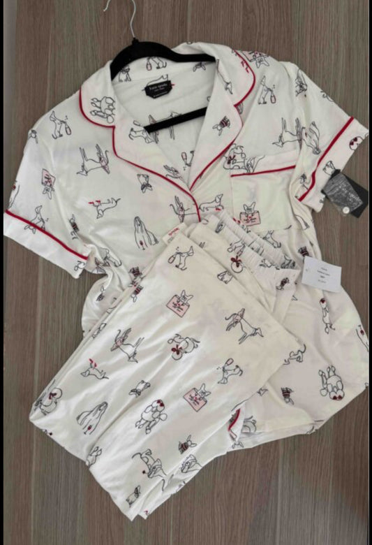 Pijama de Perritos Kate Spade