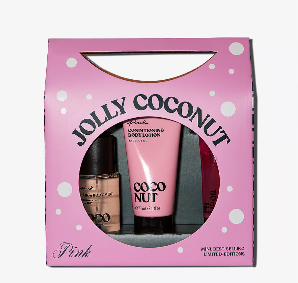 Pink Jolly Coconut Body Care Gift Set