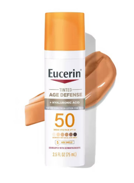 Eucerin Age Defense Face Sunscreen Tinted Lotion