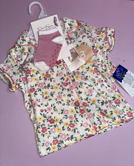 Pijama de Short 3 Pcs