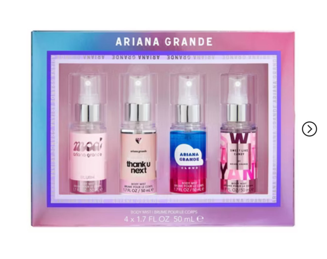 Ariana Grande Body Mist Fragrance Coffret Gift Set