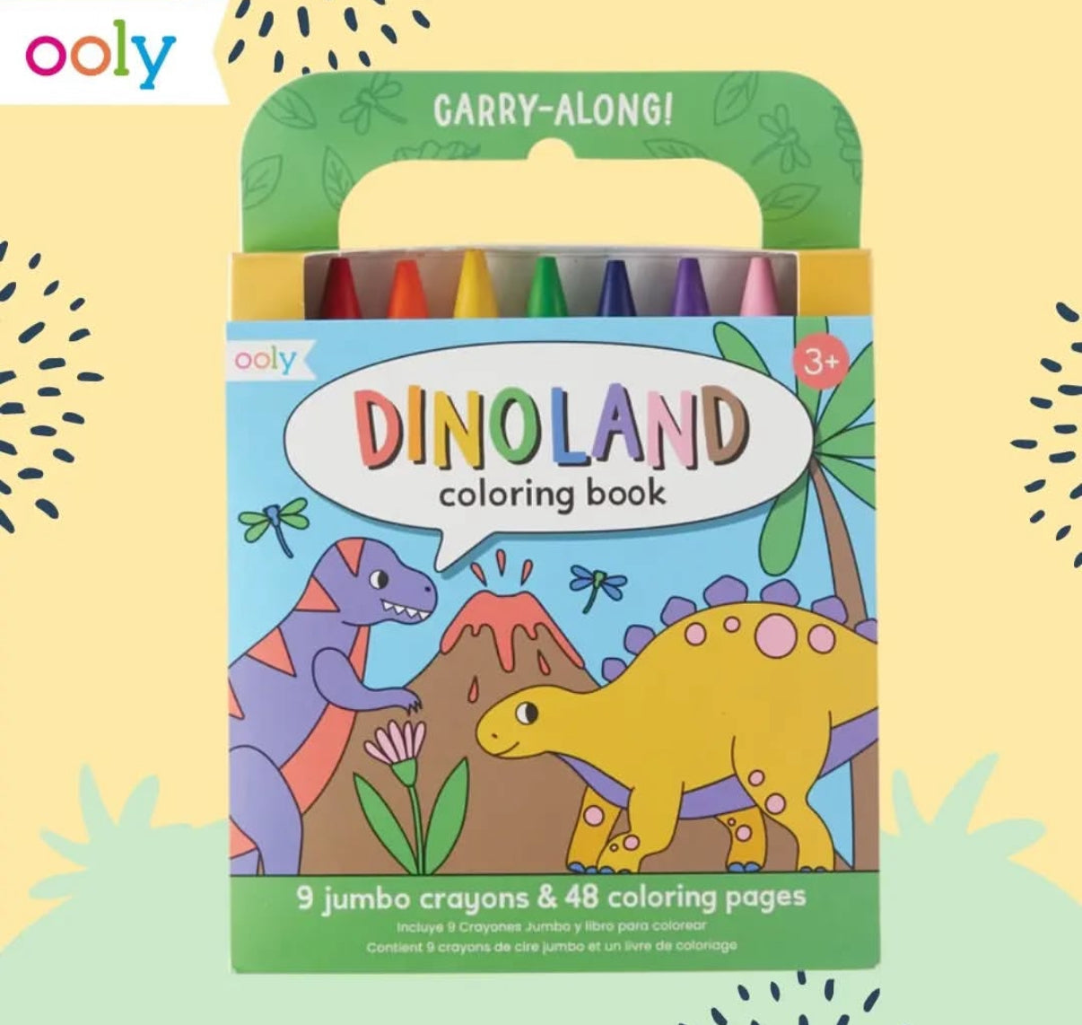 Dinoland Coloring Book Kit🩶🦖🦕