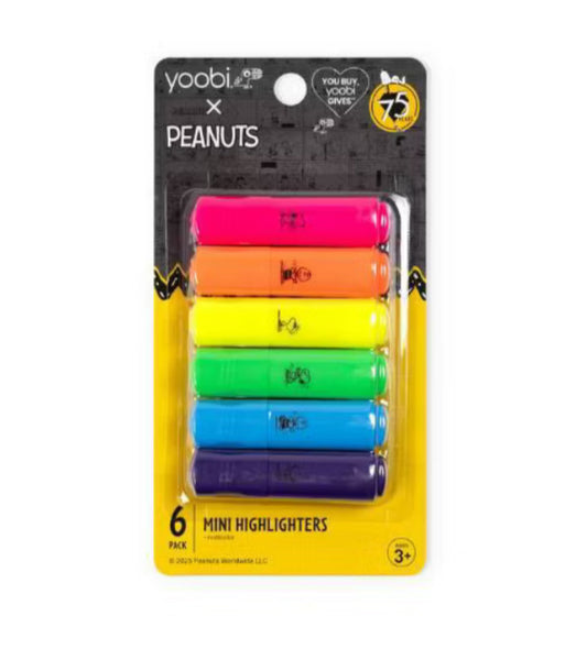 Mini Resaltadores Peanuts