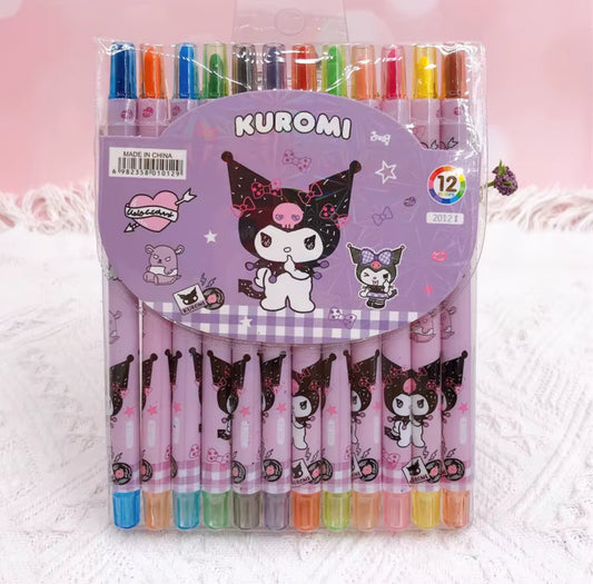 Colores Kuromi 12 pcs