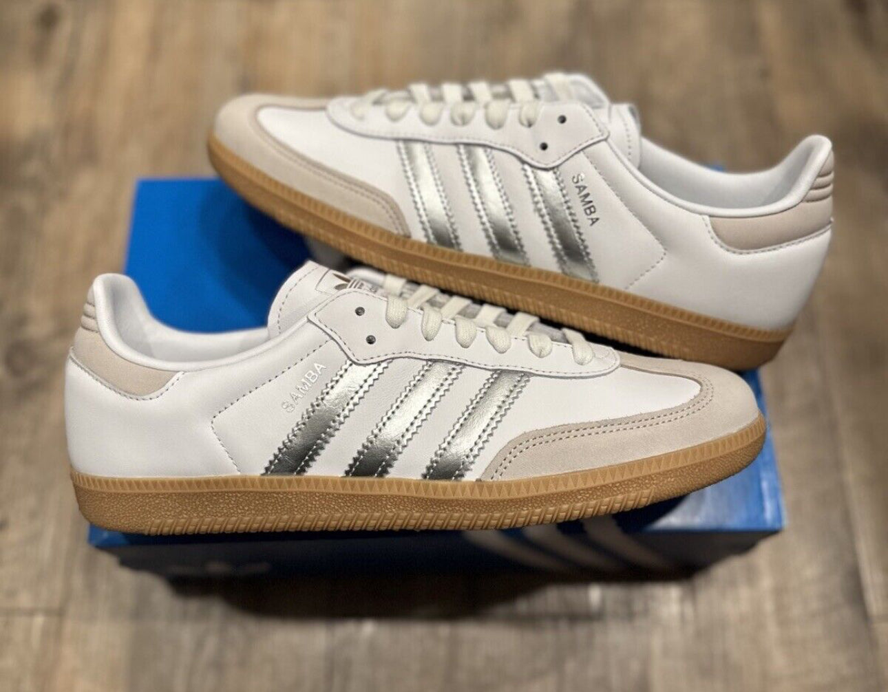 Adidas Samba Og Silver
