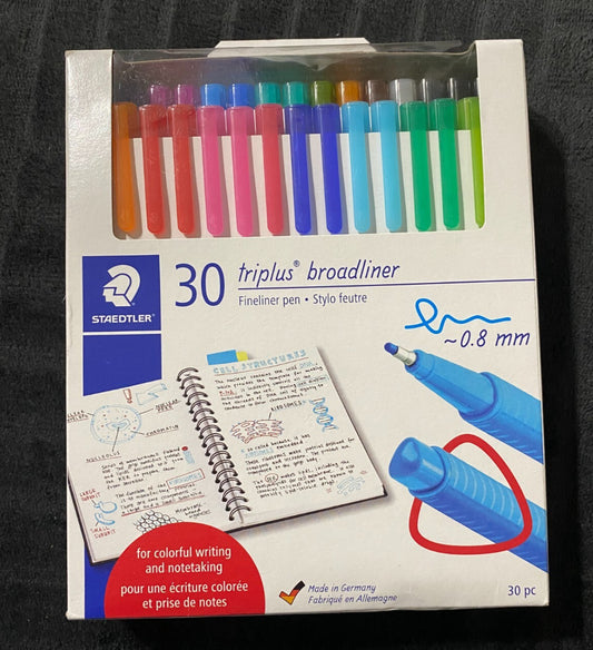 Staedtler Triplus Broadliner 0,8 mm 30 piezas