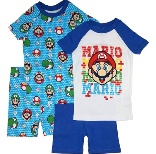 Pijama Súper Mario 4 Piezas