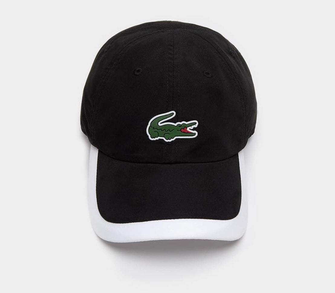 Gorra Lacoste Negro y Blanco One Size