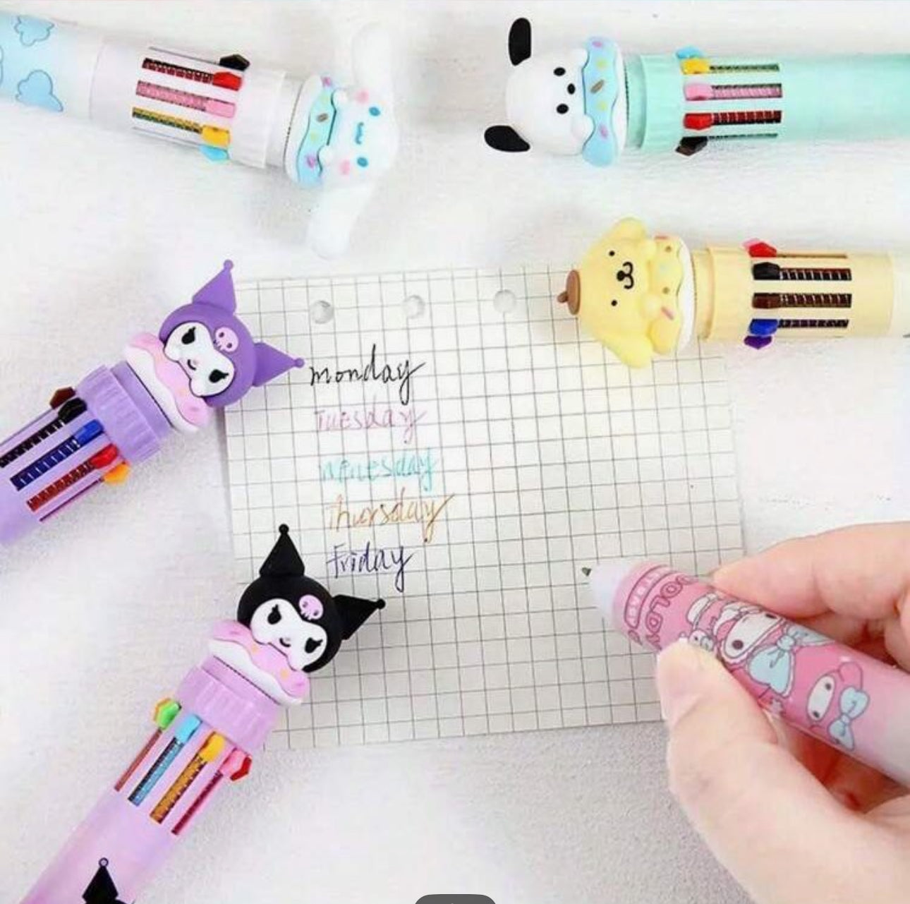 Lápices Multicolor Sanrio